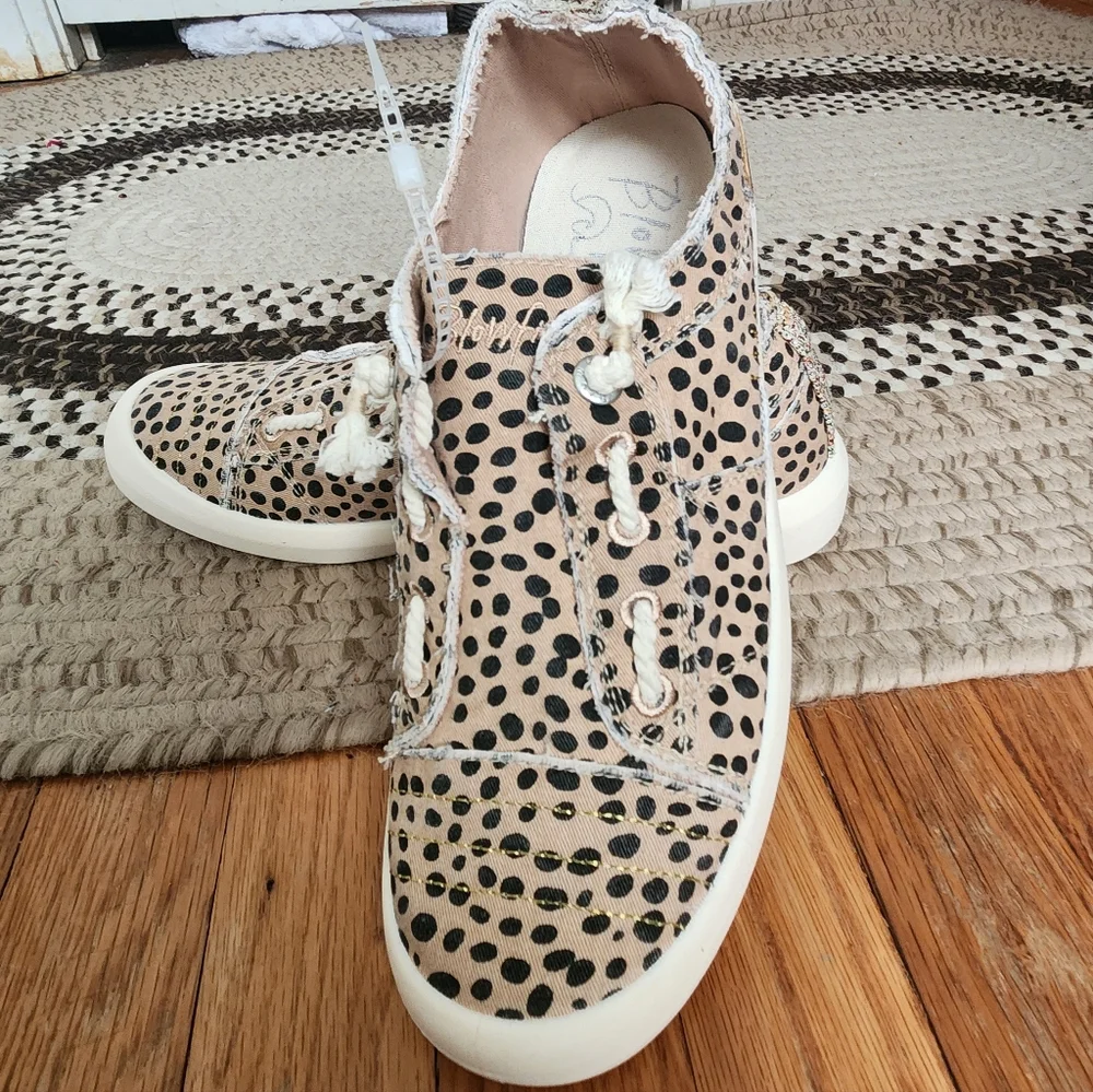 Blowfish Leopard Print Beachside Sneakers